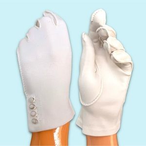 CRESCENDOE Vintage Gloves with Side Buttons